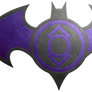 Batman Indigo Lantern Metalic Logo