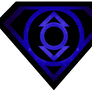 Superman Glowing Indigo Lantern Shield