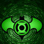 Swirling Green Lantern Batman Background