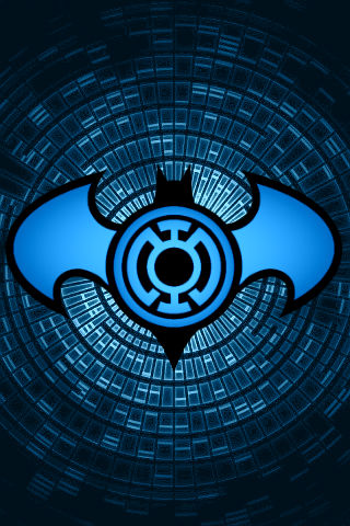 Swirling Blue Lantern Batman Background by KalEl7 on DeviantArt