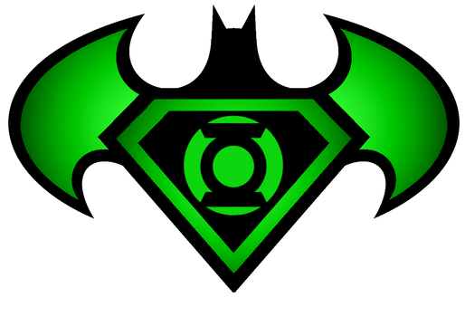 Superman Batman Green Lantern logo