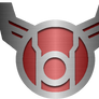 Red Lantern Autobot Metal Logo
