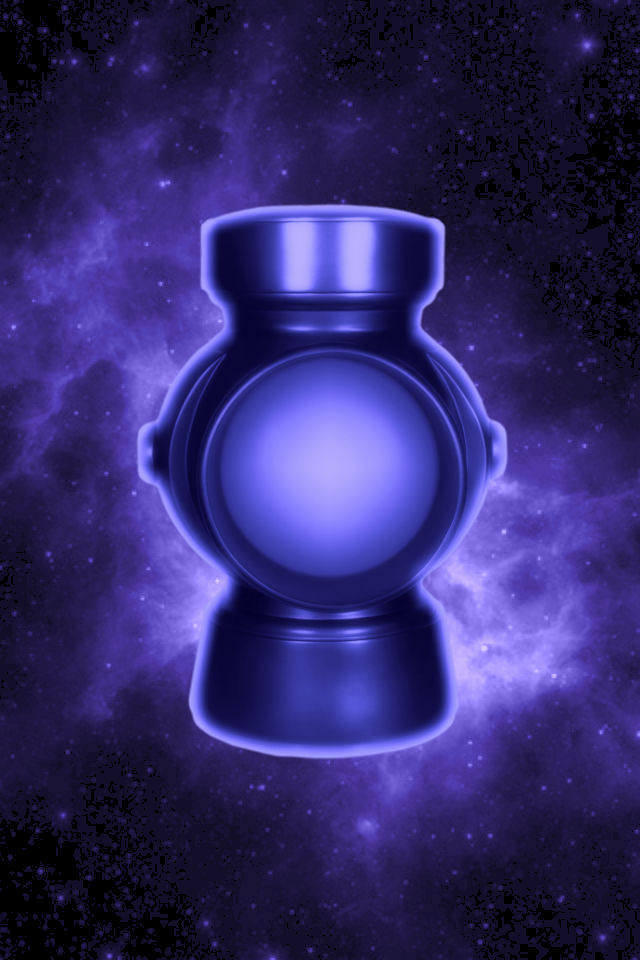 Indigo Lantern Space Nebula Background