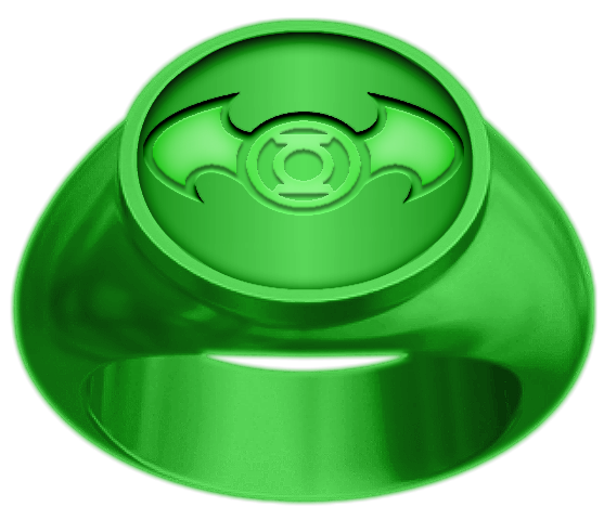 Green Lantern Batman Ring test 1