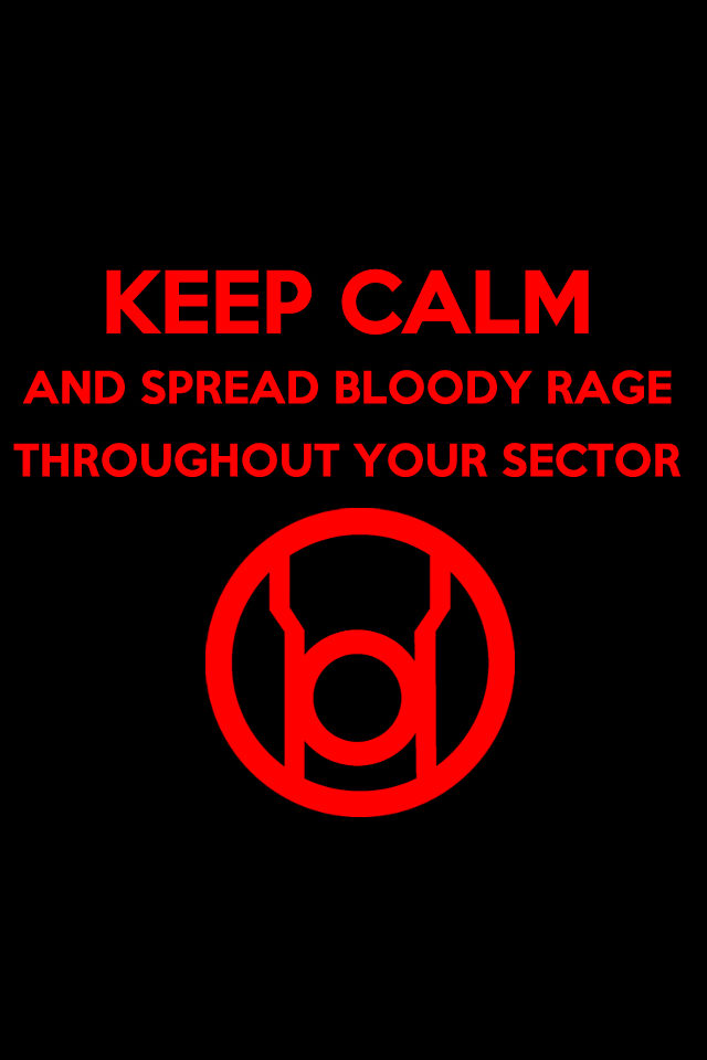 Keep Calm Red Lantern Background