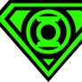 new superman green lantern shield