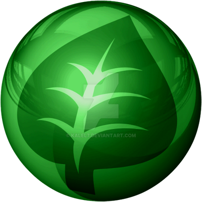 Grass Energy sphere coloured