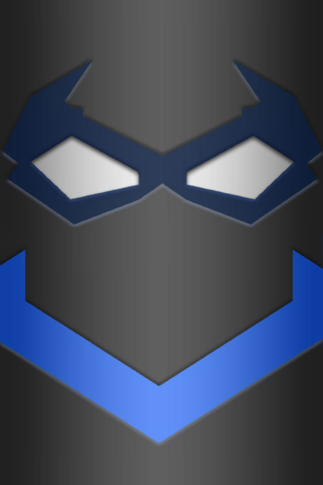 Nightwing Mask Template