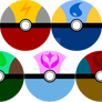 Pokeball energy types