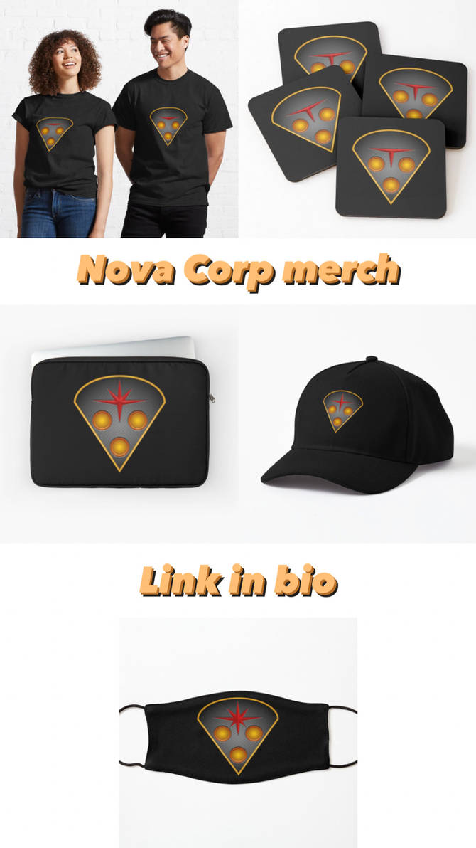 Merch Link Nova Corp merch - link in bio by KalEl7 on DeviantArt