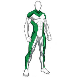 Green lantern suit design