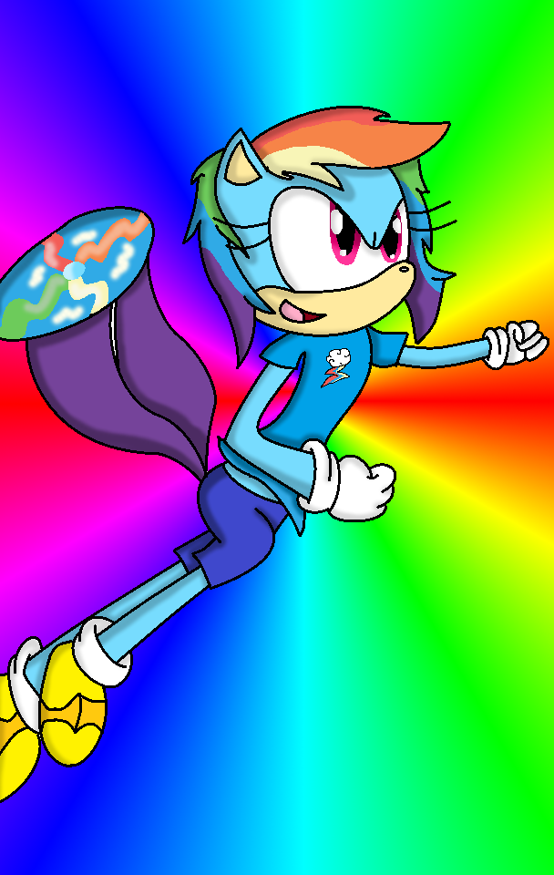 Rainbow Dash Sonic Style