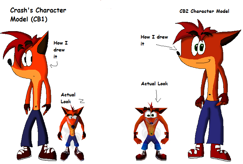 Crash Character Models (Naughty Dog Era)