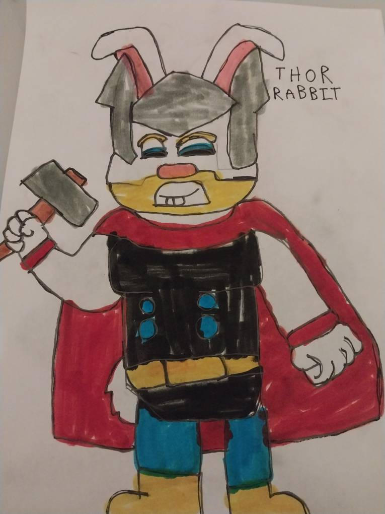 Thor Rocket Rabbit Thor rabbit by xsmiifighterfanboy on DeviantArt