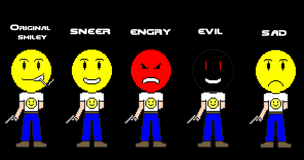 Mr. smiley II face styles