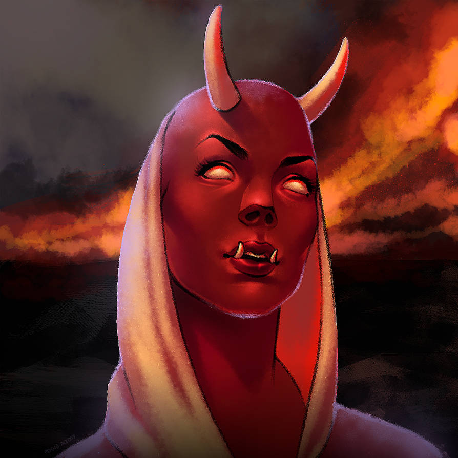 Scarlet Octavia Octavia portrait by PSYCHOACIID on DeviantArt
