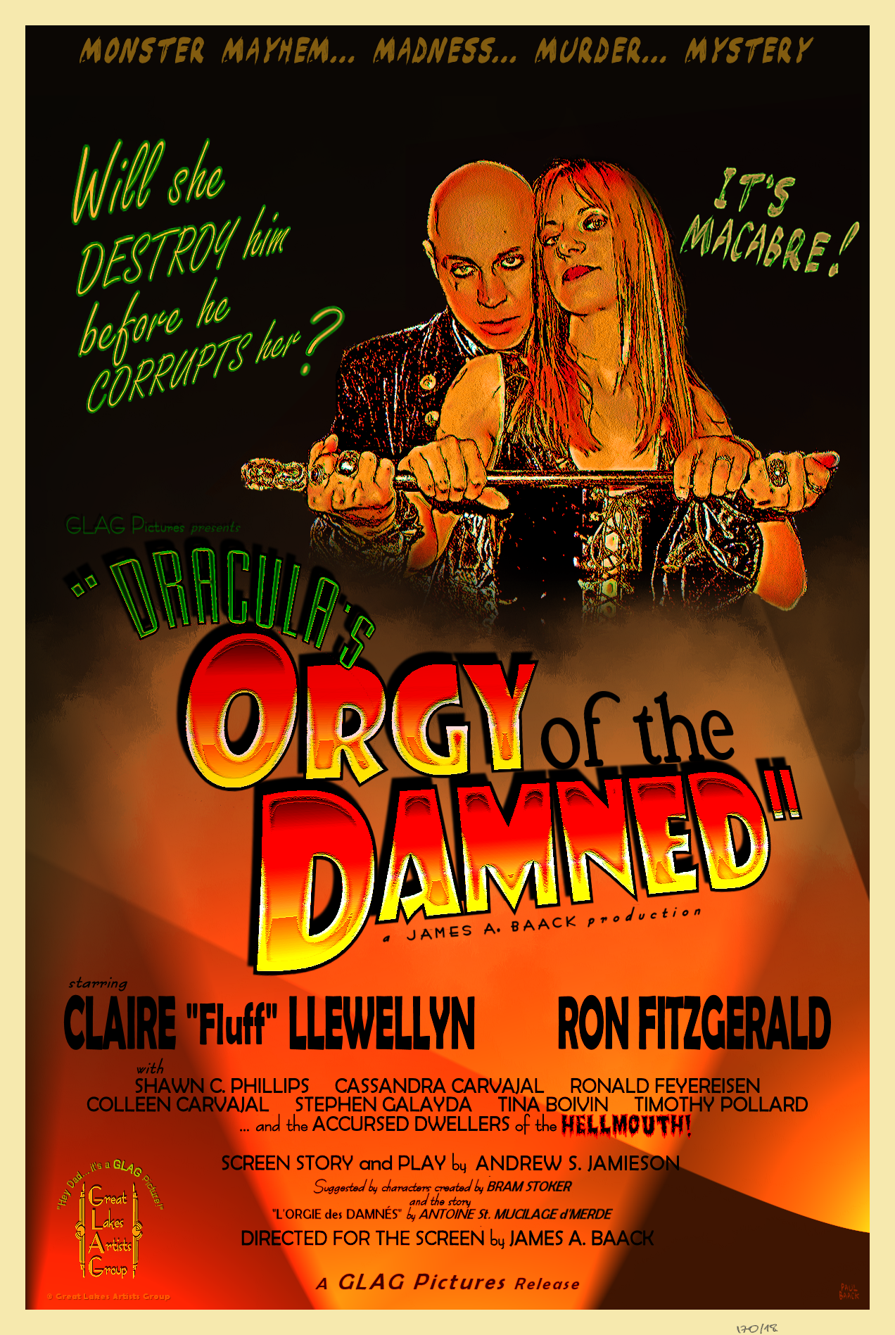 DRACULA'S ORGY OF THE DAMNED movie poster