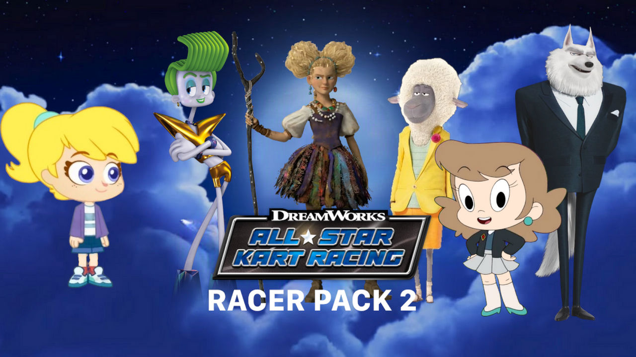 DreamWorks All-Star Kart Racing Racer Pack 2 by masondcshg on DeviantArt