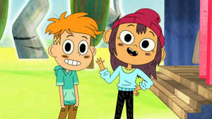 Jack Wylde and Lily Pak in The Silly Word Play