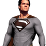 Man of Steel suit in 1952 Superman color scheme