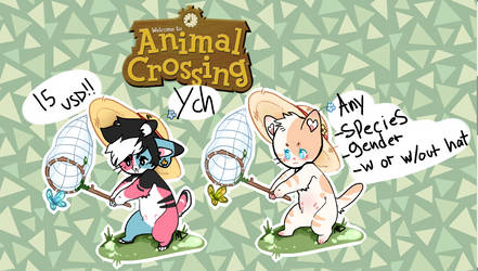 Animal Crossing YCH!! FLASH SALE! 5 USD EACH!!