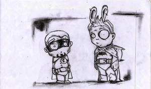 Robin e 'Rabbit'-Batman