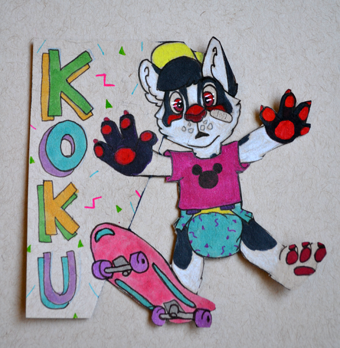 Koku 80's Badge