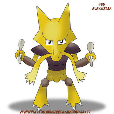 Alakazam - #065 -  Pokédex