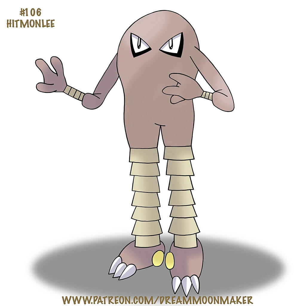 Pokemon 106 Hitmonlee Pokedex: Evolution, Moves, Location, Stats