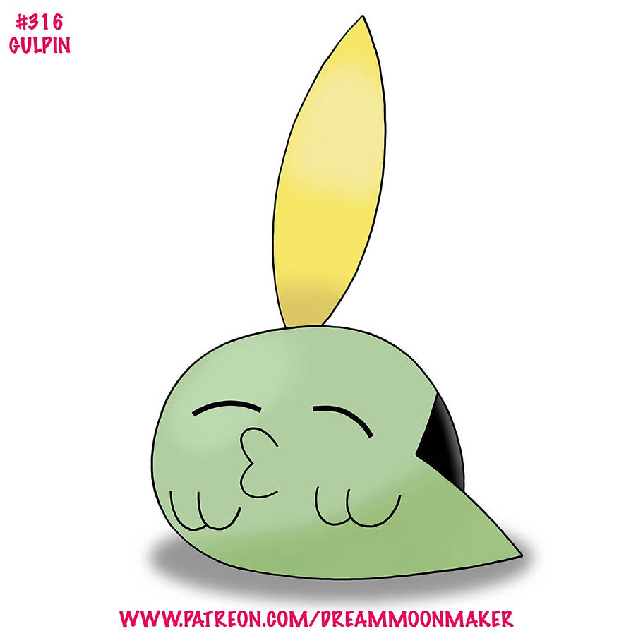 National Pokedex #316 Gulpin by DreamMoonMaker on DeviantArt