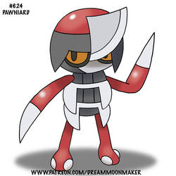 National Pokedex #624 Pawniard