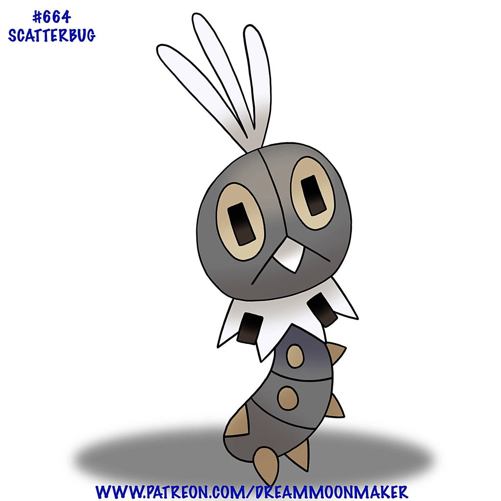 National Pokedex #664 Scatterbug by DreamMoonMaker on DeviantArt
