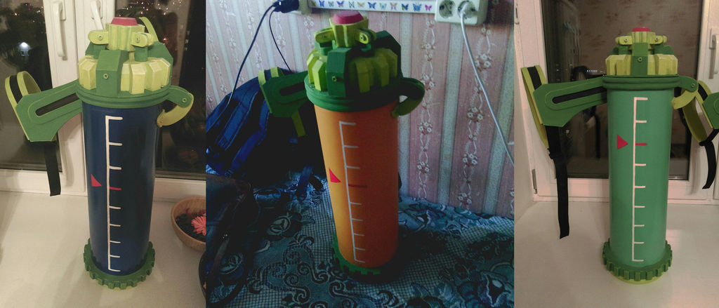Splatoon 3 Ink Tank Module Ink tank :: Splatoon canister replica by GlamForUs on DeviantArt