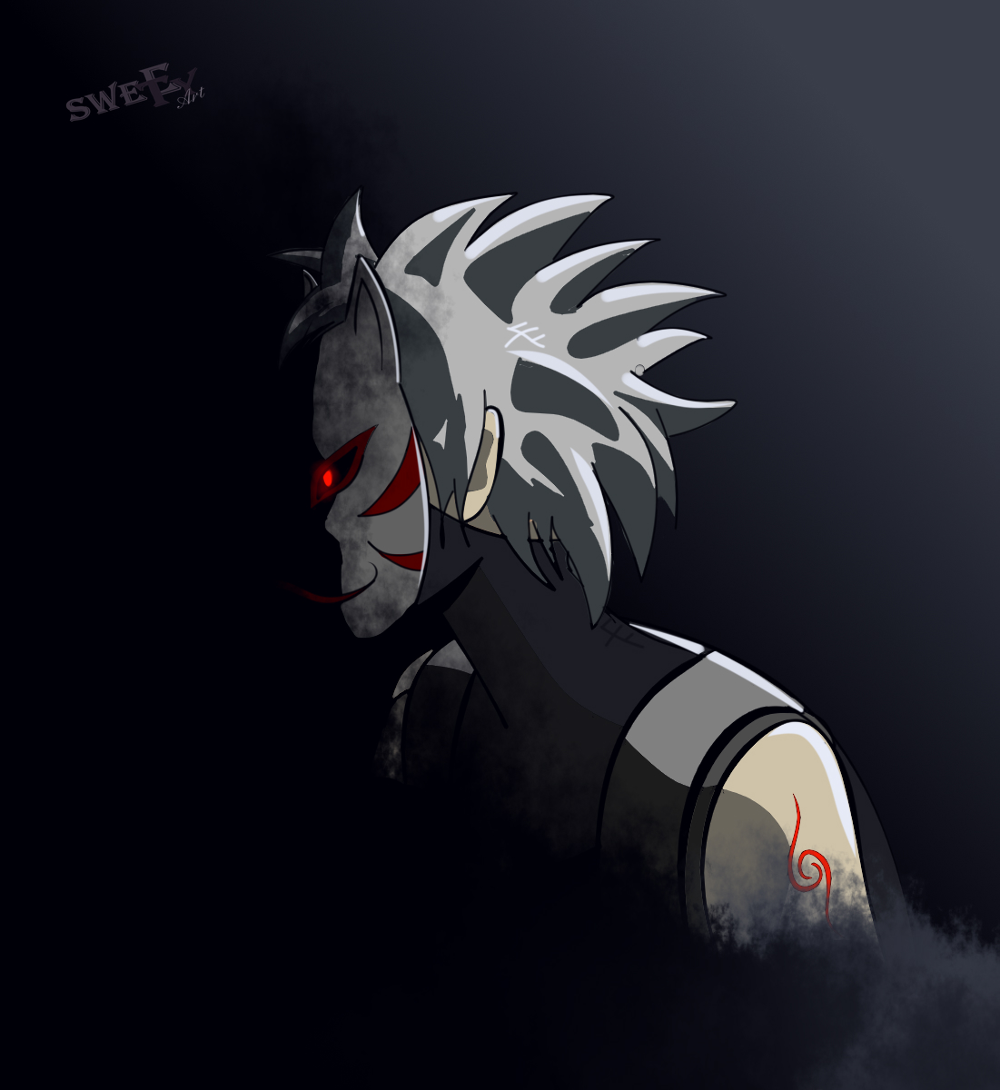 Kakashi Hatake's Face by DriemDay on DeviantArt