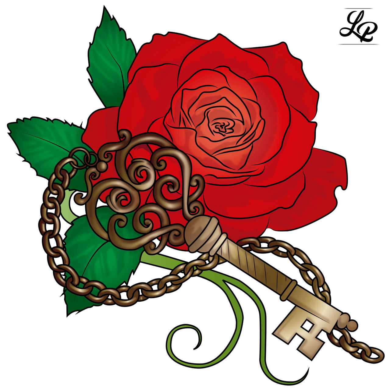 Rose Key by LpDesigns01 on DeviantArt