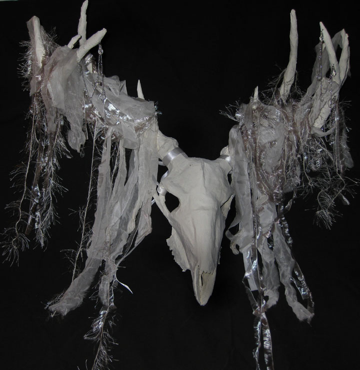 Deer Skull Mask Finished by customfairywings on DeviantArt Deer Skull Mask Finished by customfairywings on DeviantArt
