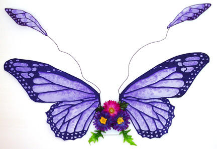 Purple Monarch Fairy Wings