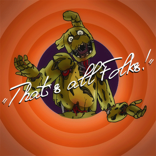 Looney Tunes Thats All Folks Gif