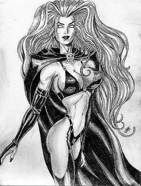 Lady Death comic book chick