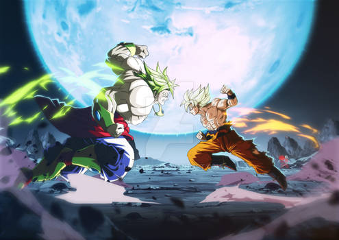 Goku VS the Legendary Super Saiyan