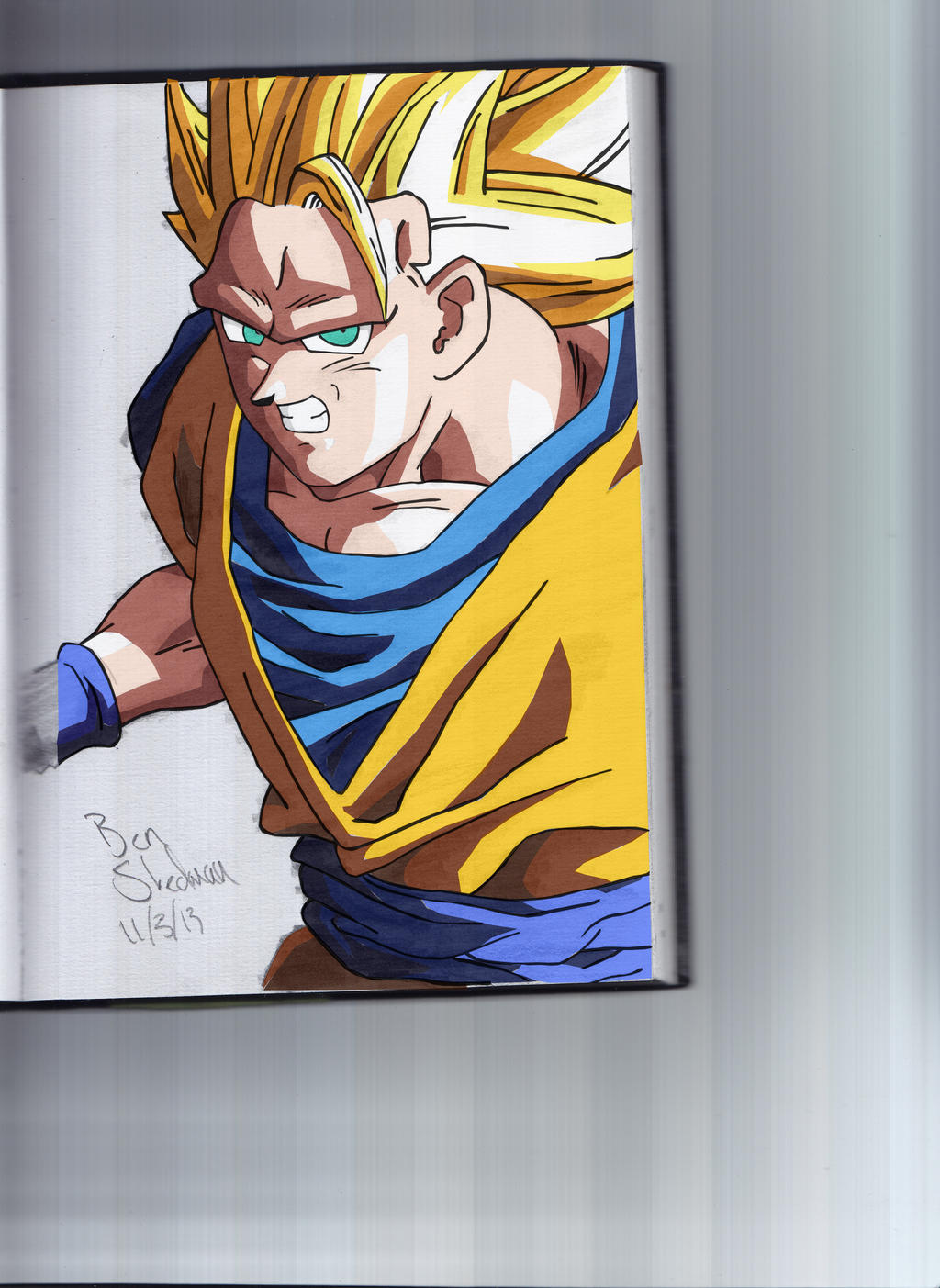 Goku SSJ3 Stage 3 by Stedman67 on DeviantArt