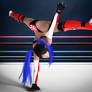 Misa Handstand spin kick