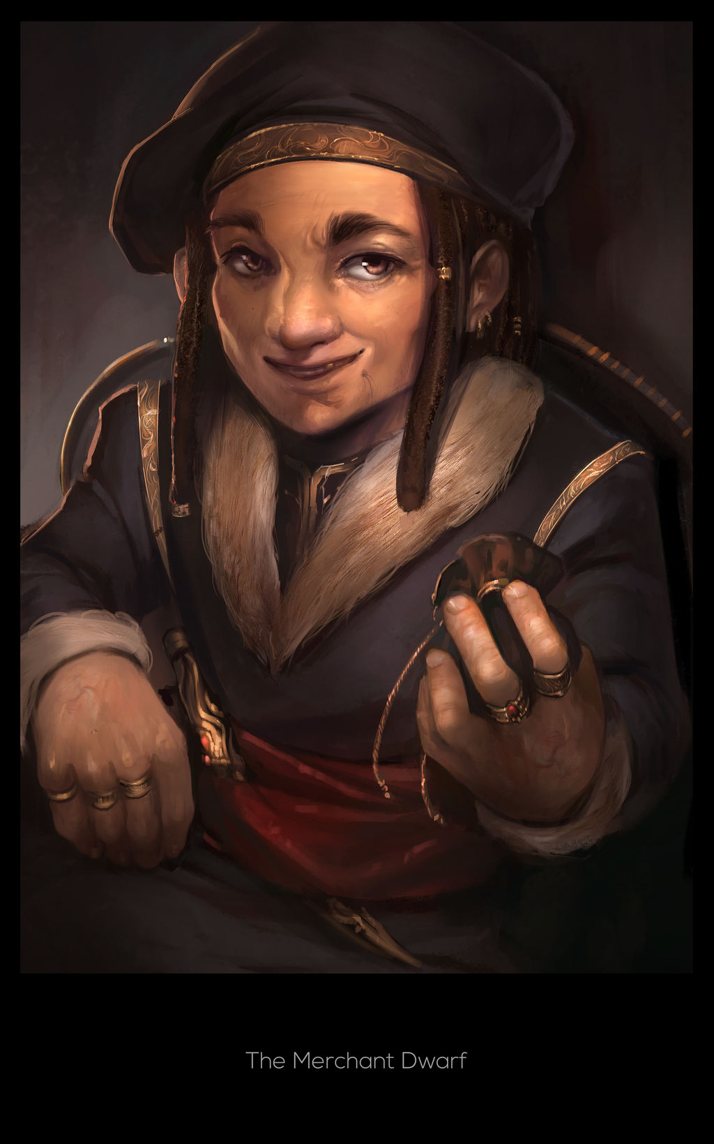 Dwarf Merchant by 3four on DeviantArt