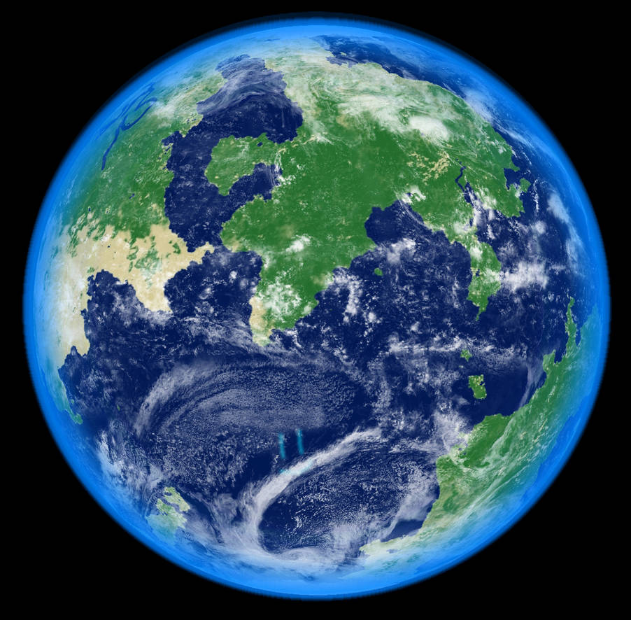 Planet Kerbin by greaterhtrae on DeviantArt