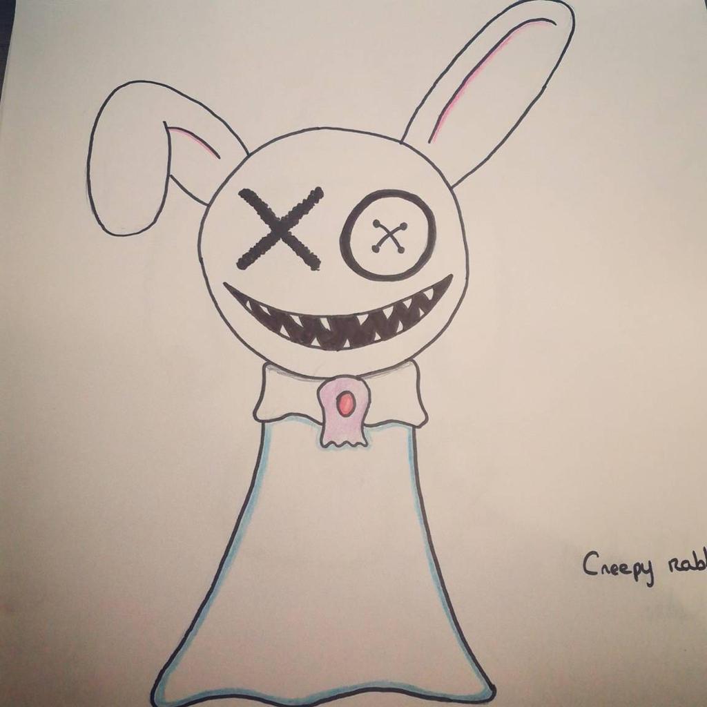 Creepy Rabbit Drawing Base Creepy Rabbit by JustPatacorn on DeviantArt