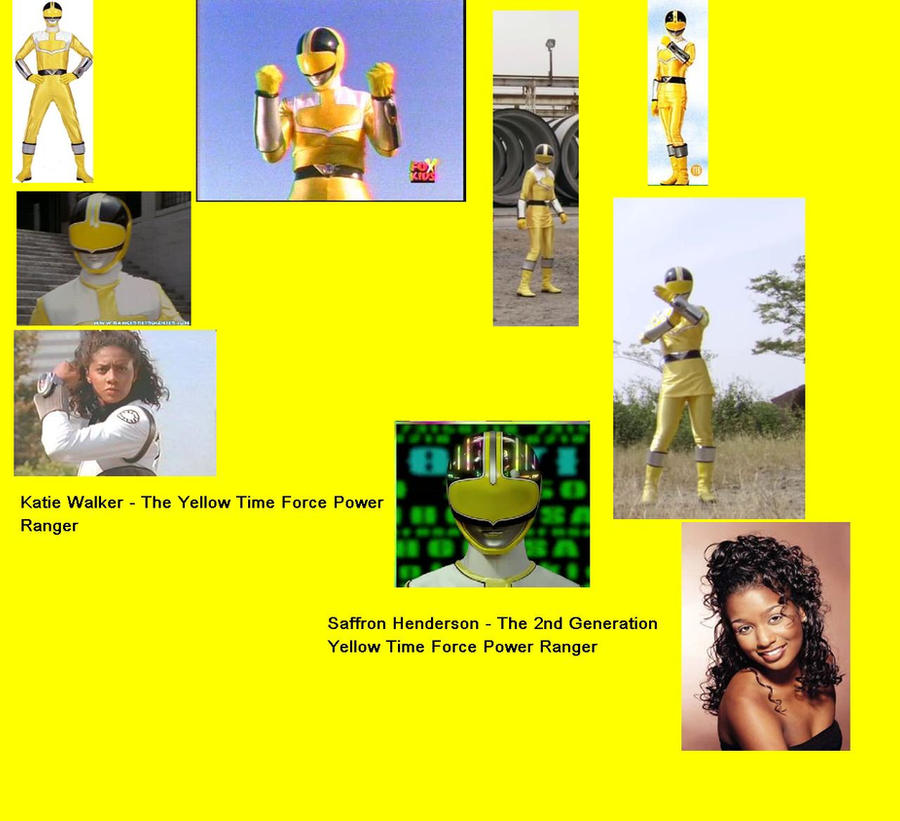 Time Ranger Yellow Time Force Yellow Dual by StarChandaline87 on DeviantArt