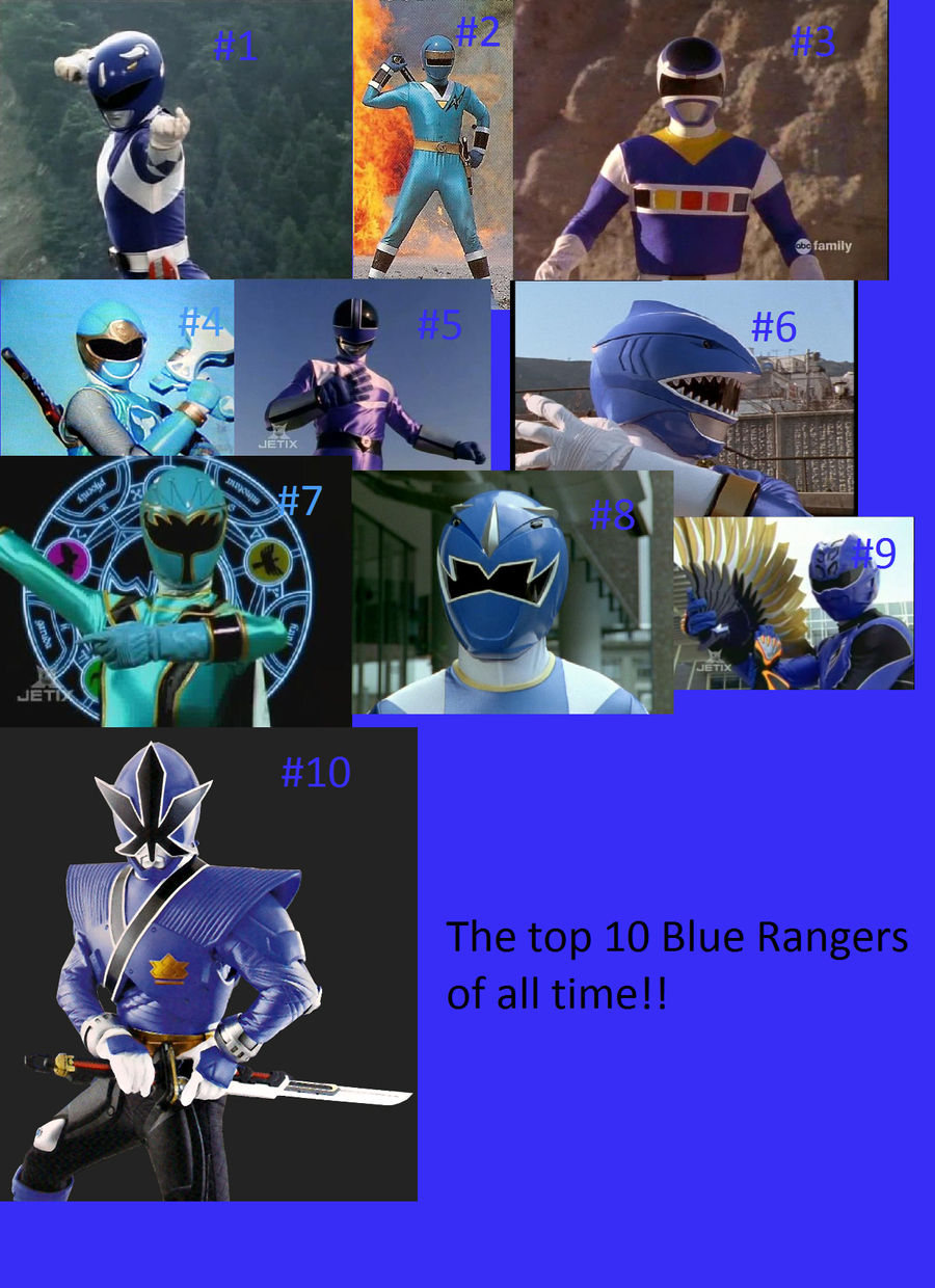 Top 10 Blue Rangers by StarChandaline87 on DeviantArt