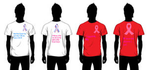 Breast Cancer T-Shirt design Male