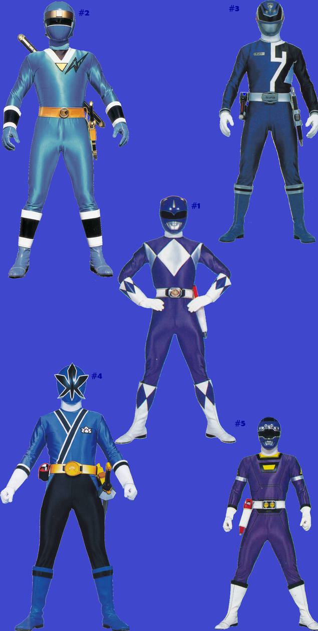 Every Single Blue Ranger Top 5 Blue Power Rangers by StarChandaline87 on DeviantArt