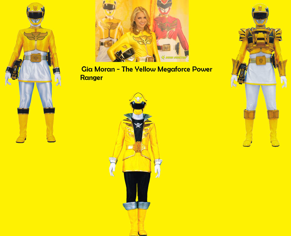 Yellow Megaforce Ranger - Gia Moran by StarChandaline87 on DeviantArt